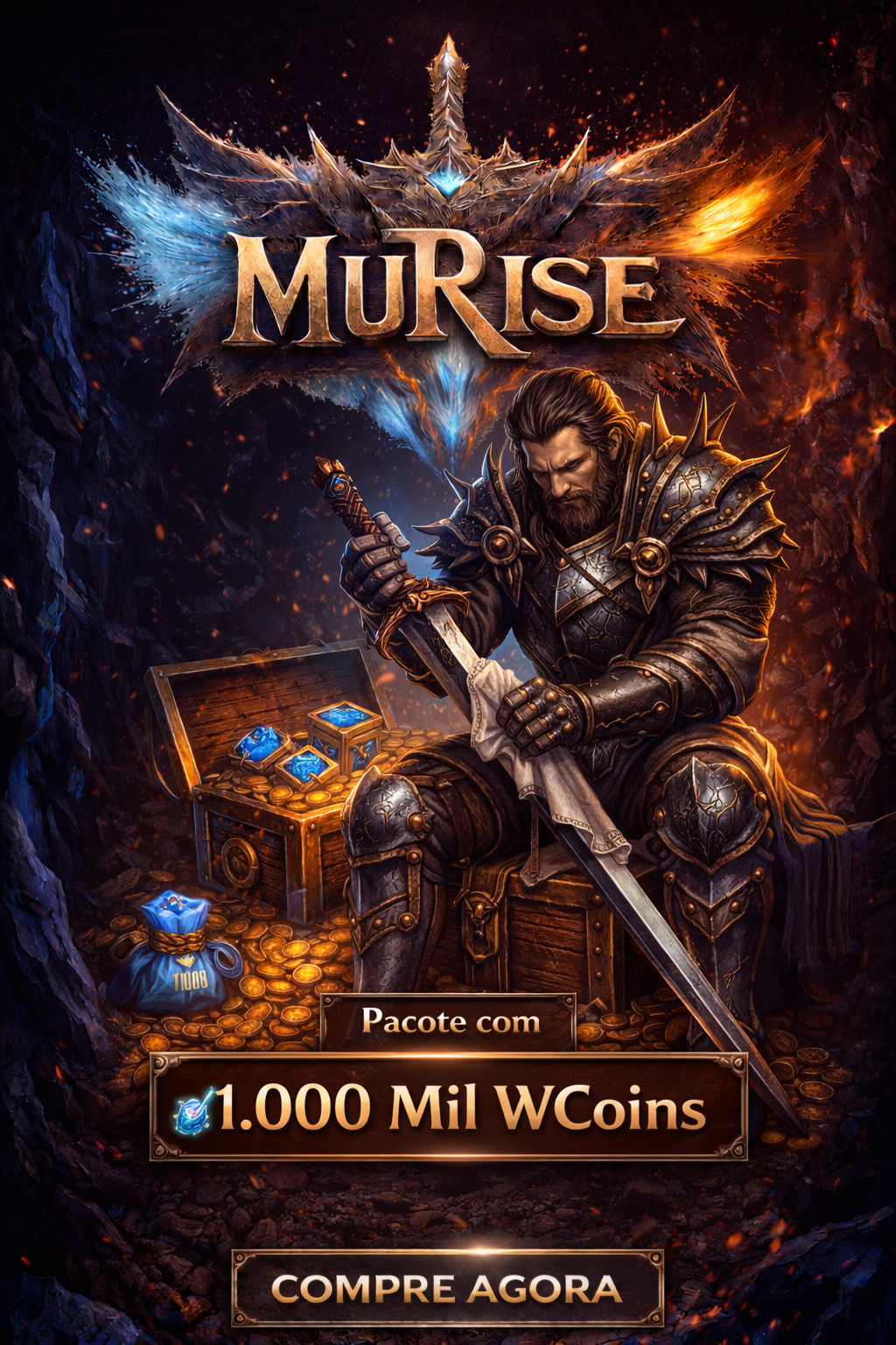 PACOTE COM 1.000 WCOIN'