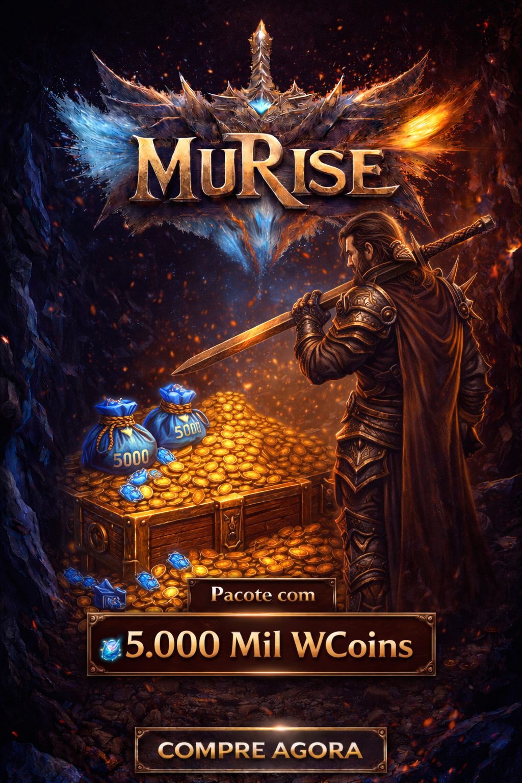 PACOTE COM 5.000 WCOINS'